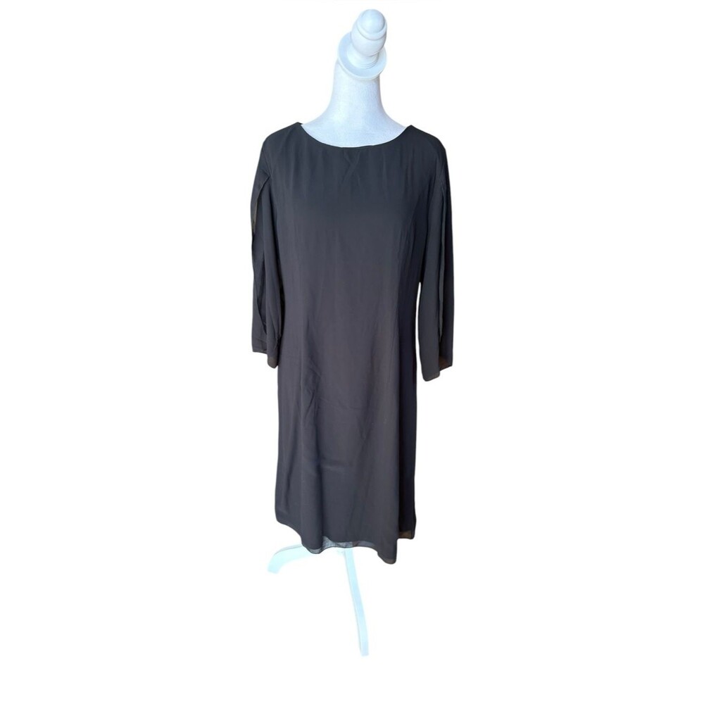 Grace Karin Black Chiffon Shift Dress Women’s Size 10 New With Tags